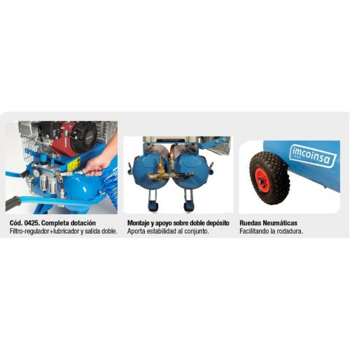 Compresores con motor de gasolina Imcoinsa